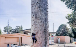 Le mur escalade mobile est une animation idéale pour mettre en valeur votre évènement et vos animations. C’est une animation originale, ludique et également tout public. Tout le monde le remarque grâce à son visuel et sa hauteur.