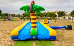 ventriglisse duo palmiers gonflable gonflable jeux gonflables enfants ados et adultes id2loisirs