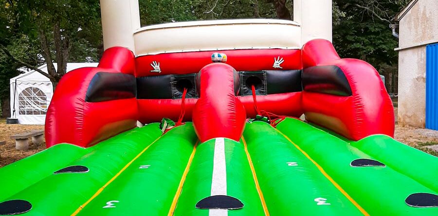 Tir élastique rugby gonflable