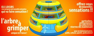 jeux gonflables enfants arbre à grimper id2 loisirs