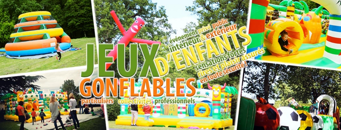 Les jeux gonflables sont de nouveau de sortie ! Pour enfants, adolescents et adultes. Evénements publics, professionnels et privés