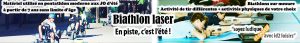 Biathlon laser, en piste avec Id2 loisirs, c'est l'été