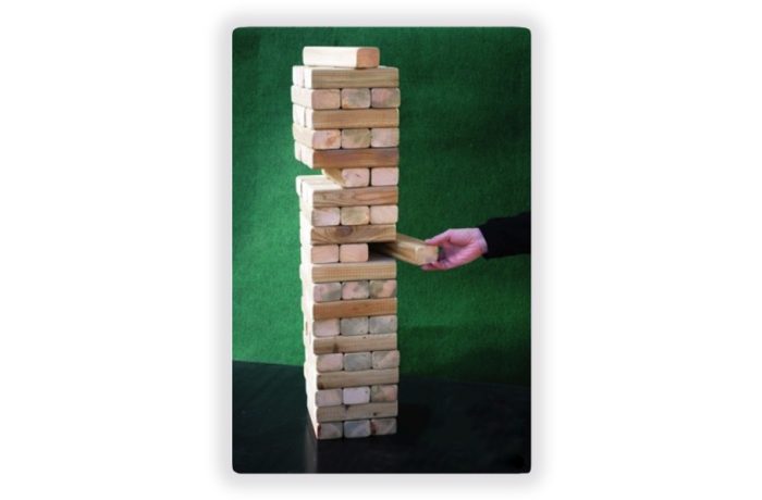 Jeu en bois : Jinga géant