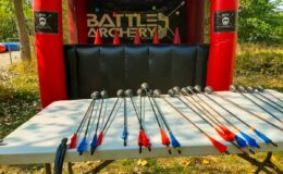 jeu activité tir et précision archery ball jeu challenge collectif id2loisirs