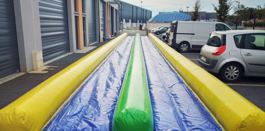 Ventriglisse double piste avec brumisateur