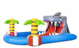 location du mini parc requin, un jeu d’eau gonflable pour enfants sur Toulouse et toute la France proposé par id2loisirs
