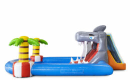 location du mini parc requin, un jeu d’eau gonflable pour enfants sur Toulouse et toute la France proposé par id2loisirs