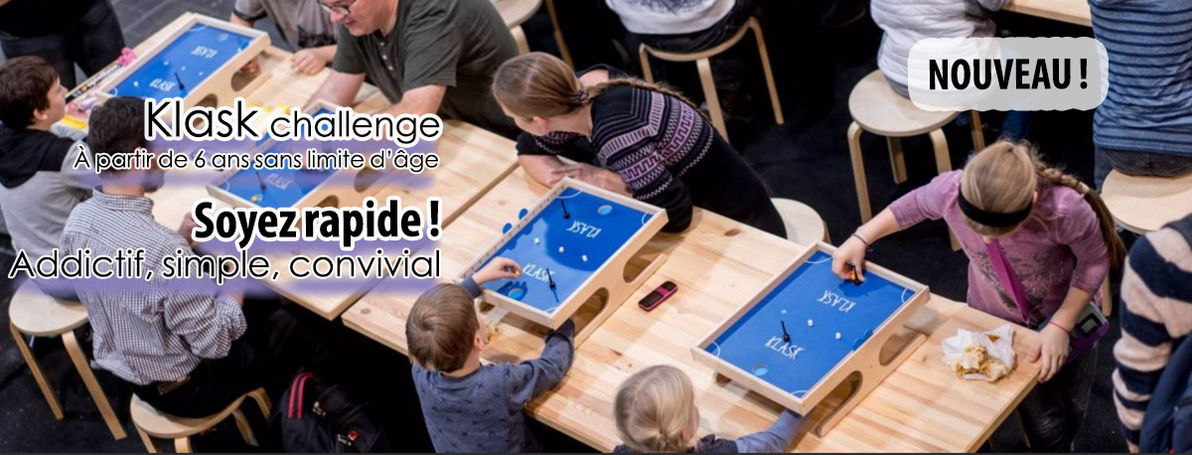 Klask challenge, stratégie et rapidité !