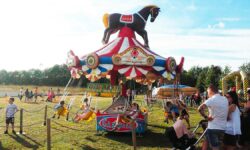 Carrousel manège gonflable