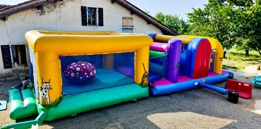 Parcours gonflable