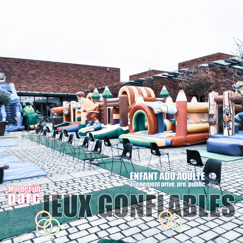 Le parc gonflable pour les enfants ados et adultes !