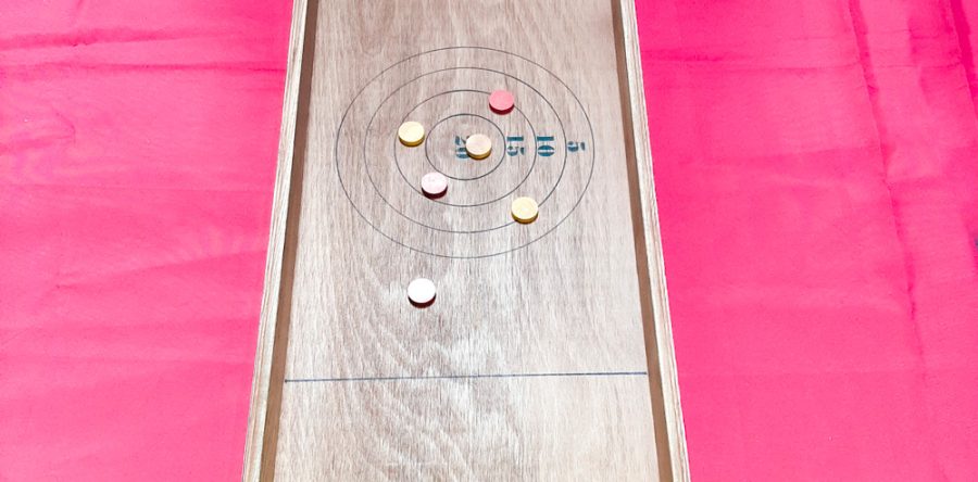 Jeu en bois curling