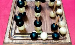 Jeu en bois morpion 3d