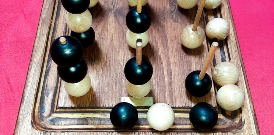 Jeu en bois morpion 3d