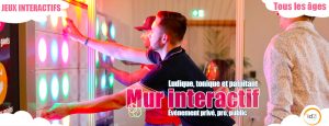 Mur digital mur interactif jeux et animations digitales th Wall pour les enfants, adolescents et adultes, événement privé, public ou professionnel sur Toulouse et toute la France