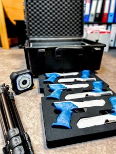 id2loisirs propose le pistolet laser, jeu de tir et précision pour les enfants et les adultes sur Toulouse et toute la France