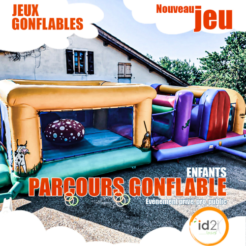 Le parcours gonflable pour les enfants !