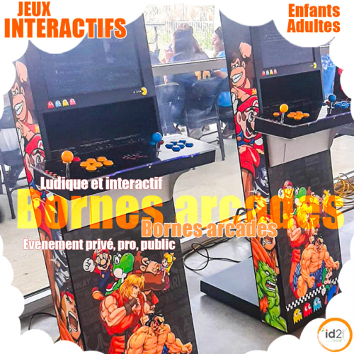 Bornes arcades et jeux interactifs pour les enfants, les ados et les adultes