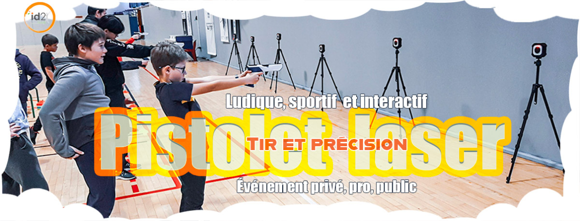 Pistolet laser, jeu de tir et précision pour les enfants et les adultes sur Toulouse et toute la France