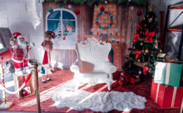 id2loisirs vous propose un coin du Père-Noël totalement personnalisable selon vos souhaits