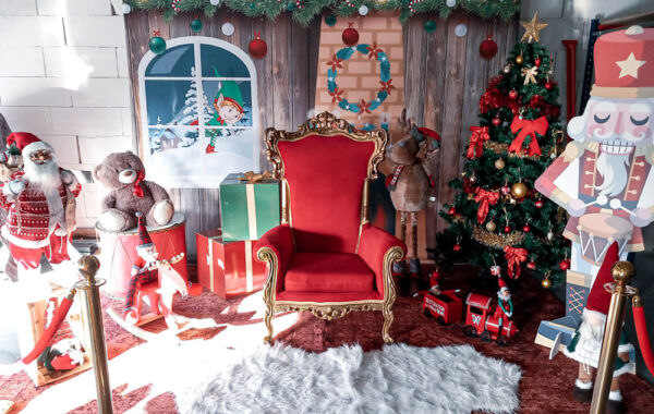 Décor coin du Père-Noël