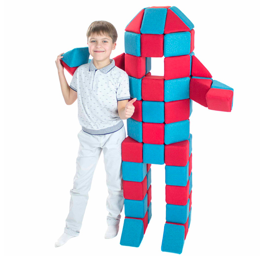 Majic bloc jolly heap 200 cubes magnétiques