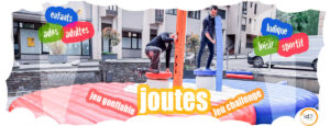 Testez-vous aux joutes gonflables ! En location, en mode pluri activité, pour les enfants adolescents et les adultes sur Toulouse et toute la France