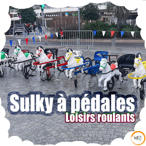 Le sulky à pédales pour des courses challenge mémorables ! Pour les enfants et plus grands, pour les événements privés, publics ou professionnels
