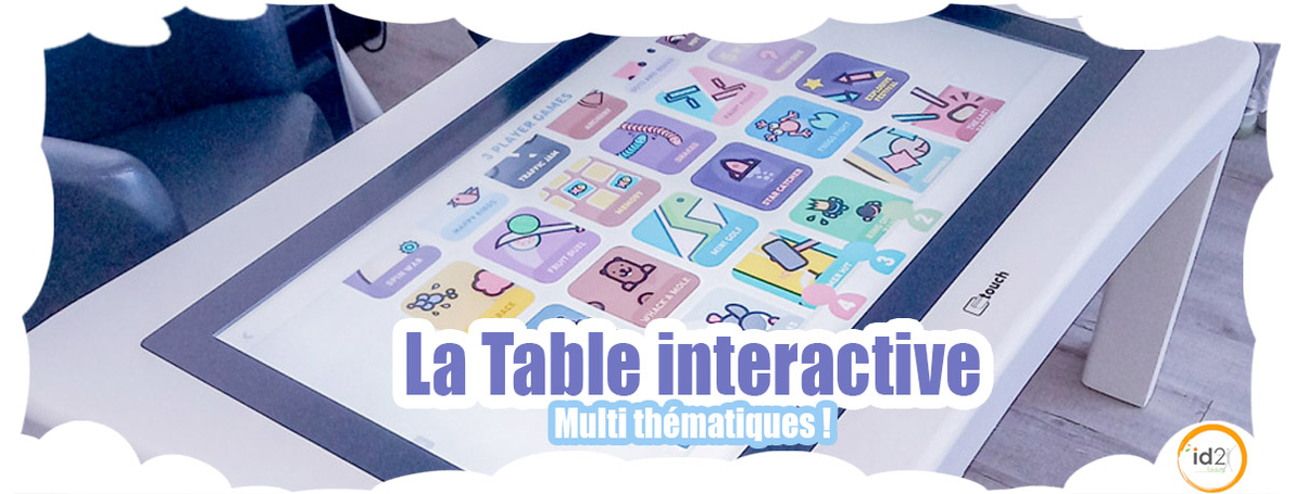 La grande table interactive ID2Loisirs est une animation digitale innovante qui plonge les participants dans un univers ludique et dynamique grâce à une large sélection de mini-jeux interactifs. Rapidité, réflexion, coordination et esprit de compétition sont au rendez-vous pour des parties courtes, accessibles et ultra-addictives.