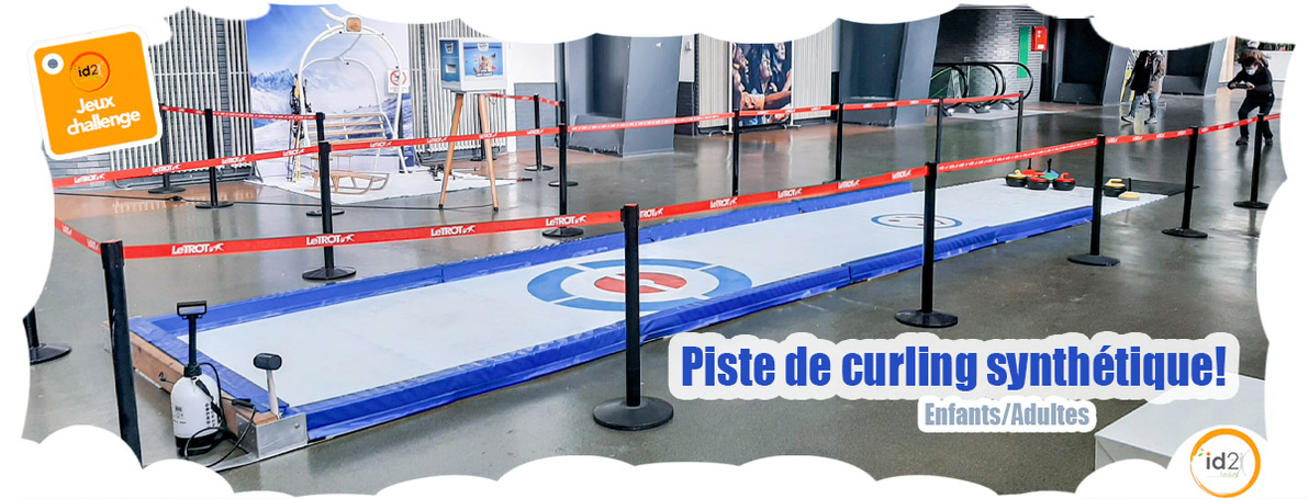 La piste de curling synthétique